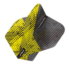 RED DRAGON - Hardcore Radical Fleck Flights - Black and Yellow