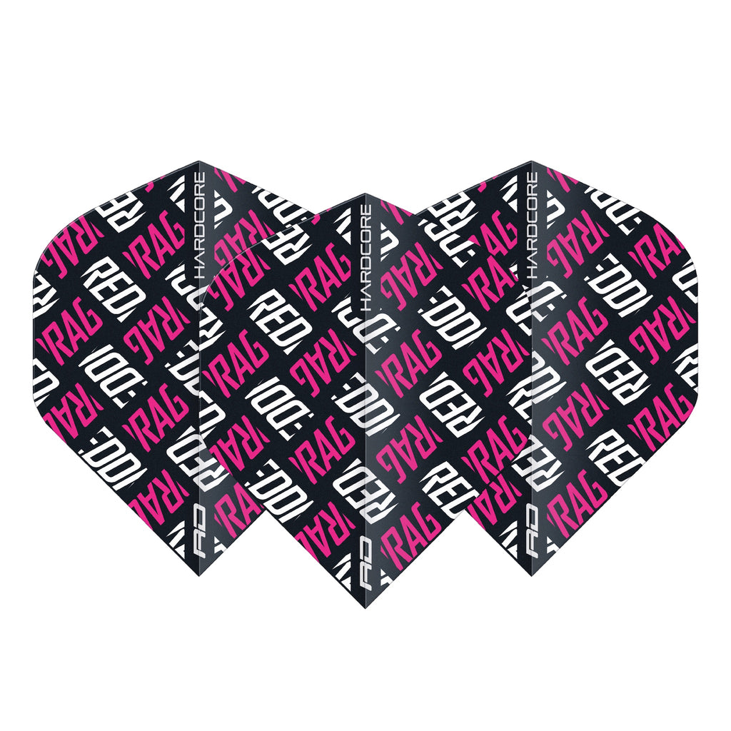 RED DRAGON - Hardcore XT RD Logo Flights - Pink
