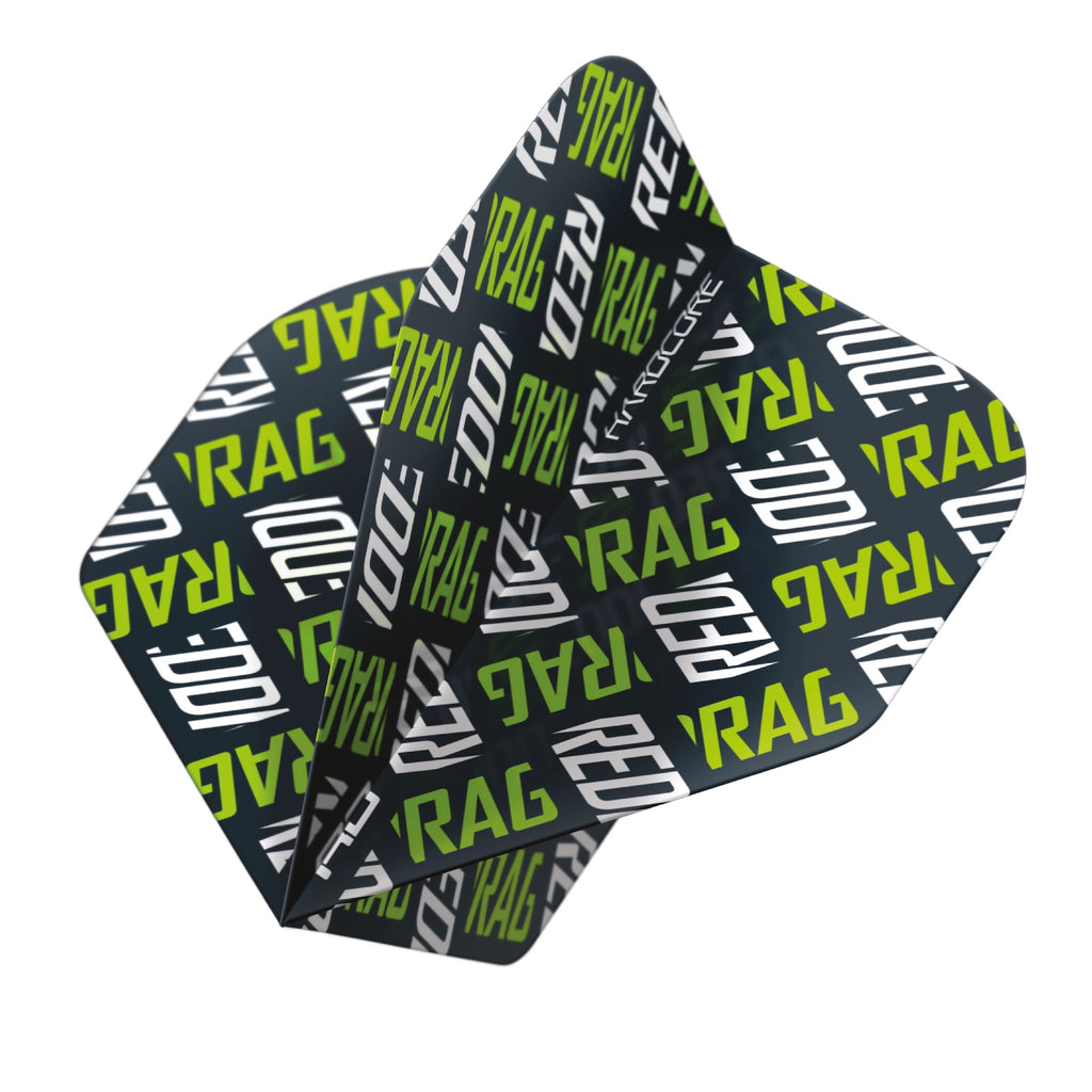 RED DRAGON - Hardcore XT RD Logo Flights - Green
