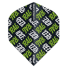 RED DRAGON - Hardcore XT RD Logo Flights - Green