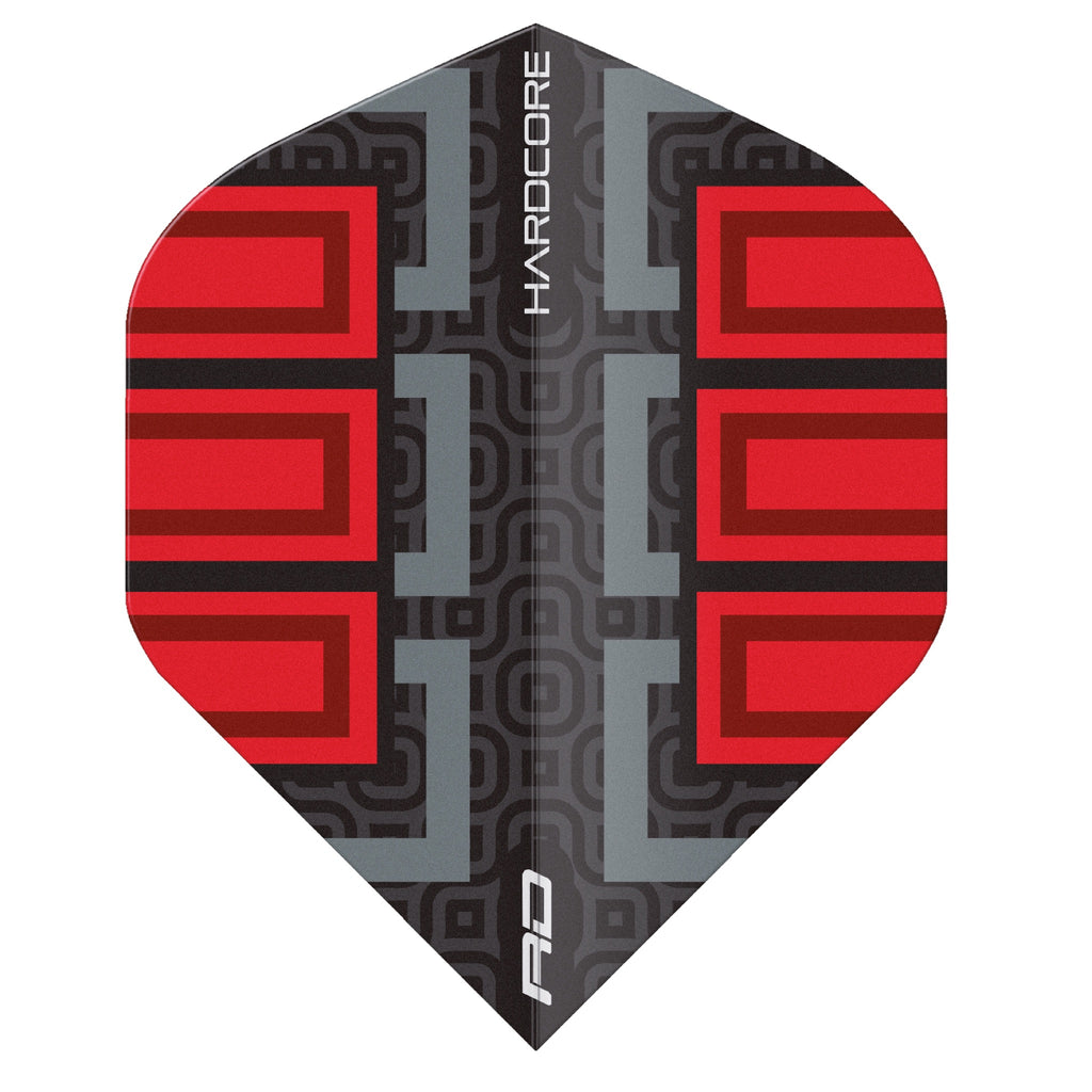 RED DRAGON - Hardcore Radical Blocks Dart Flights - Red