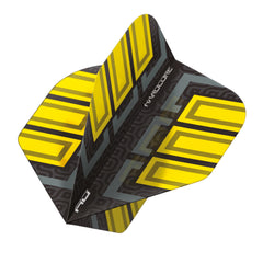 RED DRAGON - Hardcore Radical Blocks Dart Flights - Yellow