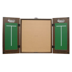Formula Dartboard Cabinet Walnut with Chalkboards