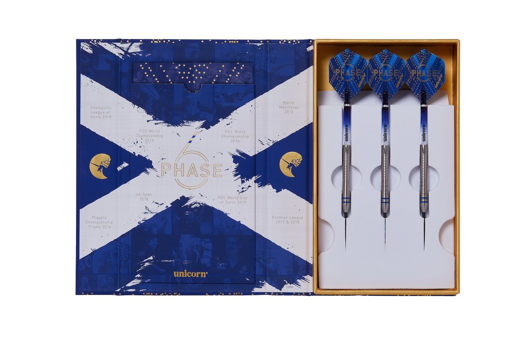 UNICORN - Gary Anderson Phase 6 World Champion Darts - 90% Tungsten - 21g