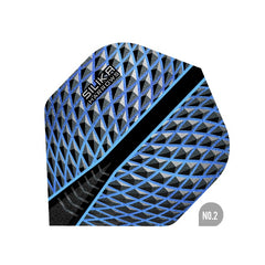HARROWS - Silika Dart Flights - Aqua Blue - Standard NO2 Shape