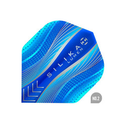 HARROWS - Silika Lumen Dart Flights - Blue - Standard NO2 Shape