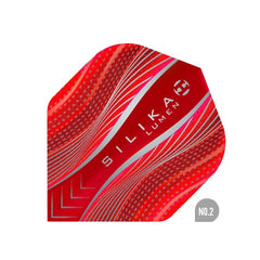 HARROWS - Silika Lumen Dart Flights - Red - Standard NO2 Shape