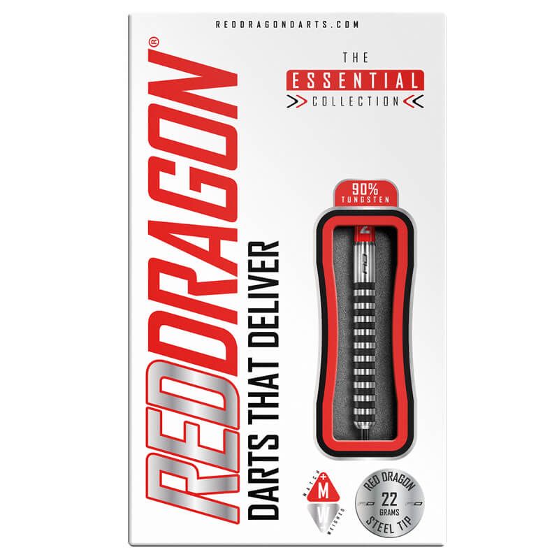 RED DRAGON - Javelin Black Darts - 90% Tungsten - 22g