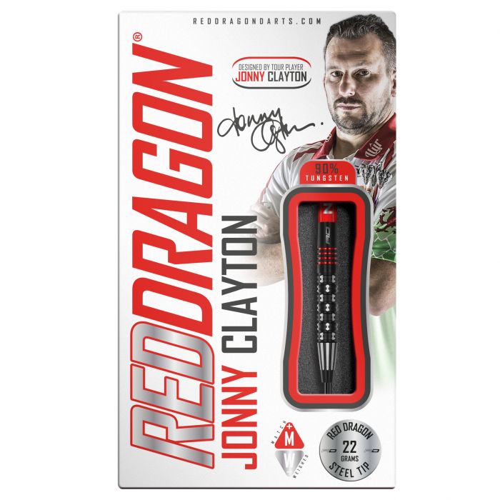 RED DRAGON - Jonny Clayton Premier League Darts - 90% Tungsten - 24g