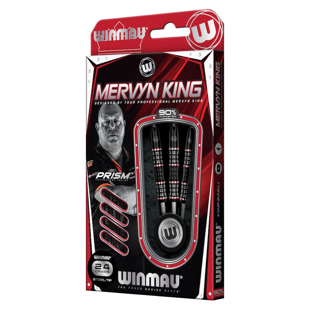 EX DEMO - WINMAU Mervyn King Special Edition Darts - 90% Tungsten - 24g