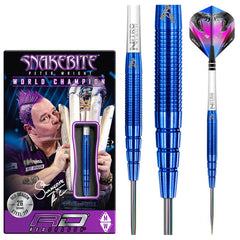 RED DRAGON Peter Wright Snakebite BLUE PL15 Darts - 90% Tungsten - 24g