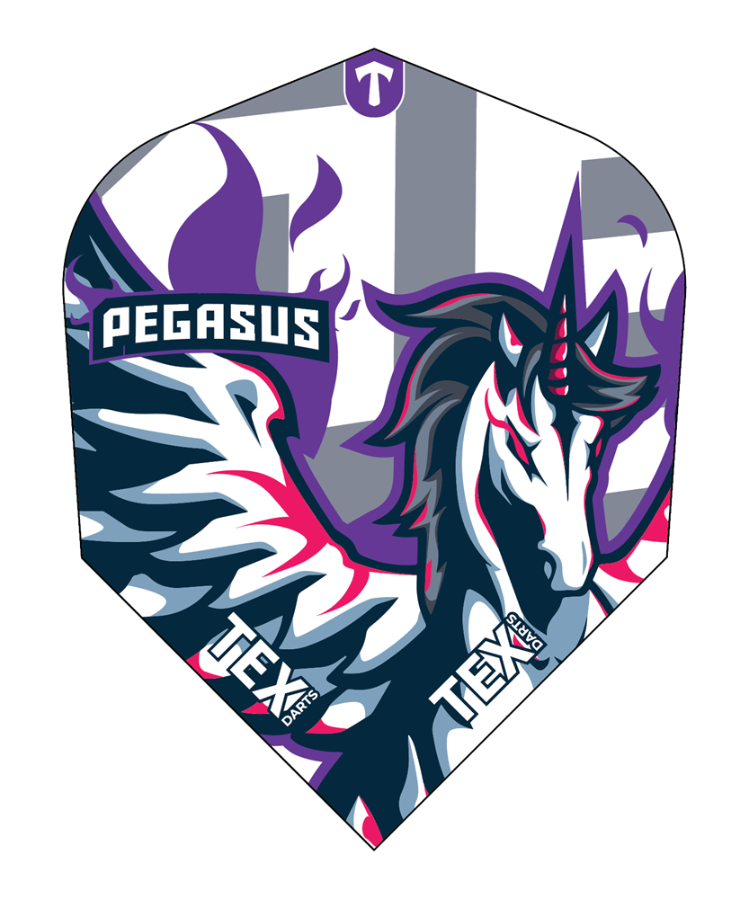 TEX - Pegasus Dart Flights - Standard Small NO6 Shape
