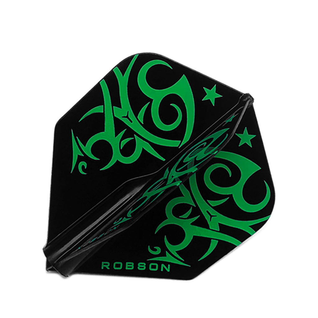 thumbnail image 2 of 2PK Robson Dimpled Plus Dart Flight Standard Accessory - Blue 2 of 9