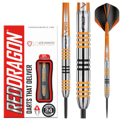 RED DRAGON - Amberjack 3 Darts - 90% Tungsten - 24g