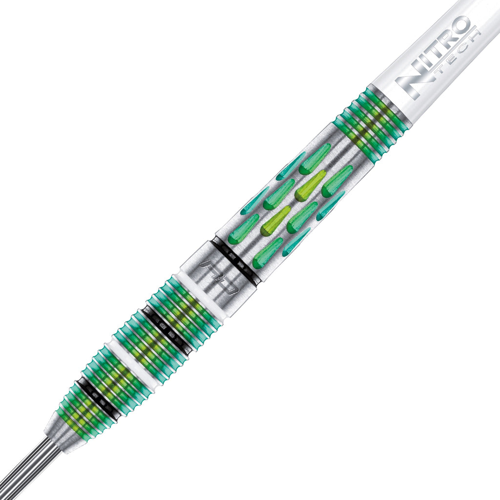 RED DRAGON - Artura Screamin' Green Darts - 90% Tungsten - 26g