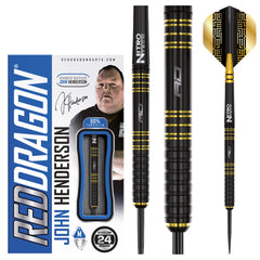 RED DRAGON - John Henderson Special Edition Darts - 90% Tungsten - 24g