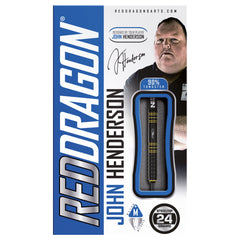 RED DRAGON - John Henderson Special Edition Darts - 90% Tungsten - 24g