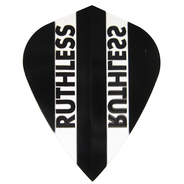 Ruthless Kite Clear Panel Extra Tough Flights - Black