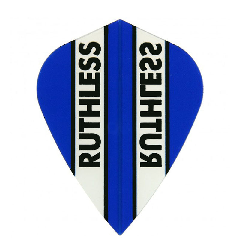 Ruthless Kite Clear Panel Extra Tough Flights - Blue