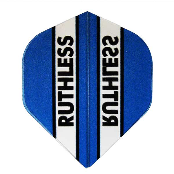 RUTHLESS - Clear Panel Extra Tough Flights - Blue