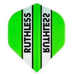 RUTHLESS - Clear Panel Extra Tough Flights - Green