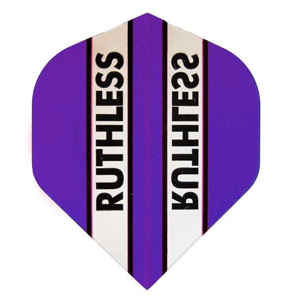 RUTHLESS - Clear Panel Extra Tough Flights - Purple