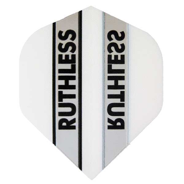 RUTHLESS - Clear Panel Extra Tough Flights - White