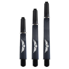 SHOT - Eagle Claw Dart Shafts - CLEAR BLACK