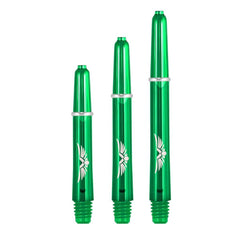 SHOT - Eagle Claw Dart Shafts - CLEAR GREEN