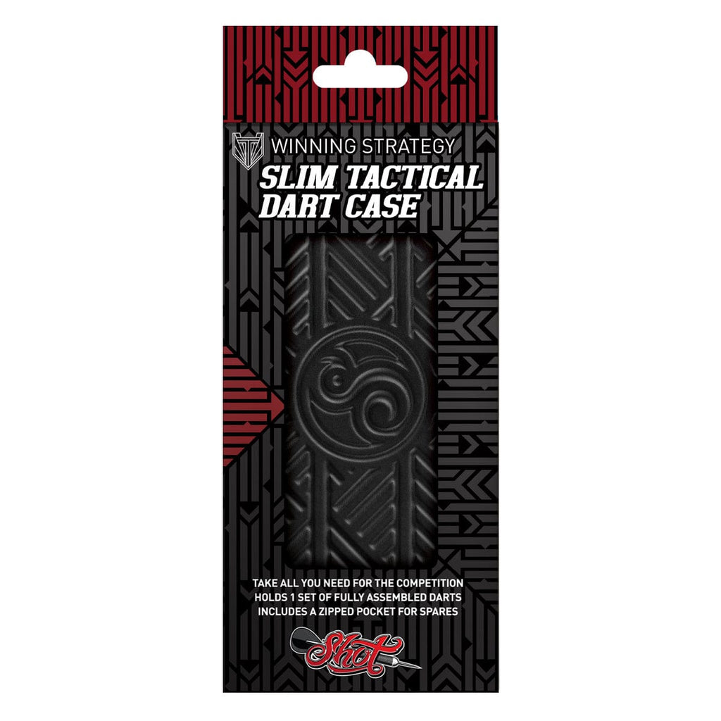 SHOT - SLIM Tactical Dart Case - Holds 1 Dart Set - BLACK