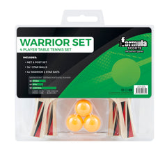 FORMULA SPORTS - Warrior 4 Player Table Tennis Set