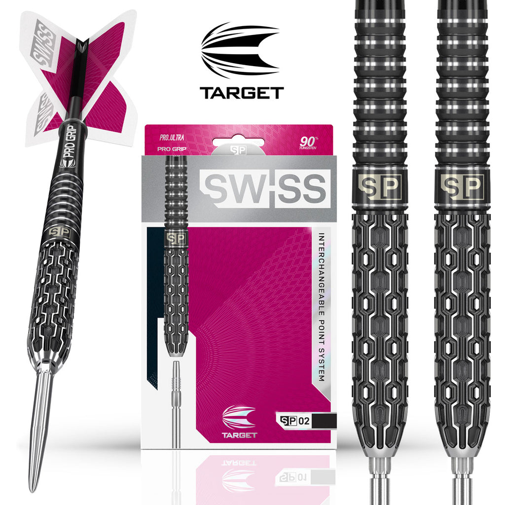 Target 2019 Swiss Point SP02 Steel Tip Darts - 21g