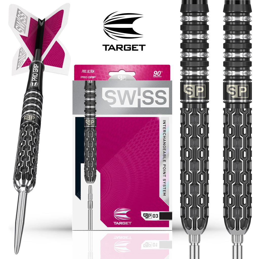 Target 2019 Swiss Point SP03 Steel Tip Darts - 21g