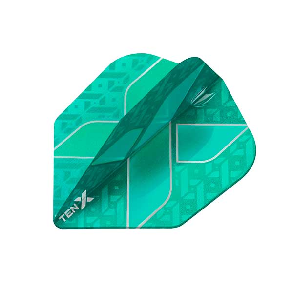 Target TENX Dart Flights Low Drag Anti Deflection Aqua