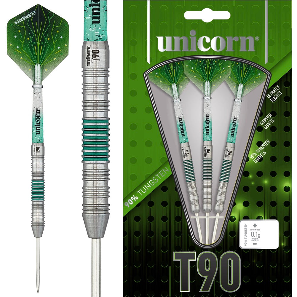 UNICORN - T90 Core XL Style 2 Darts - 90% Tungsten - 24g