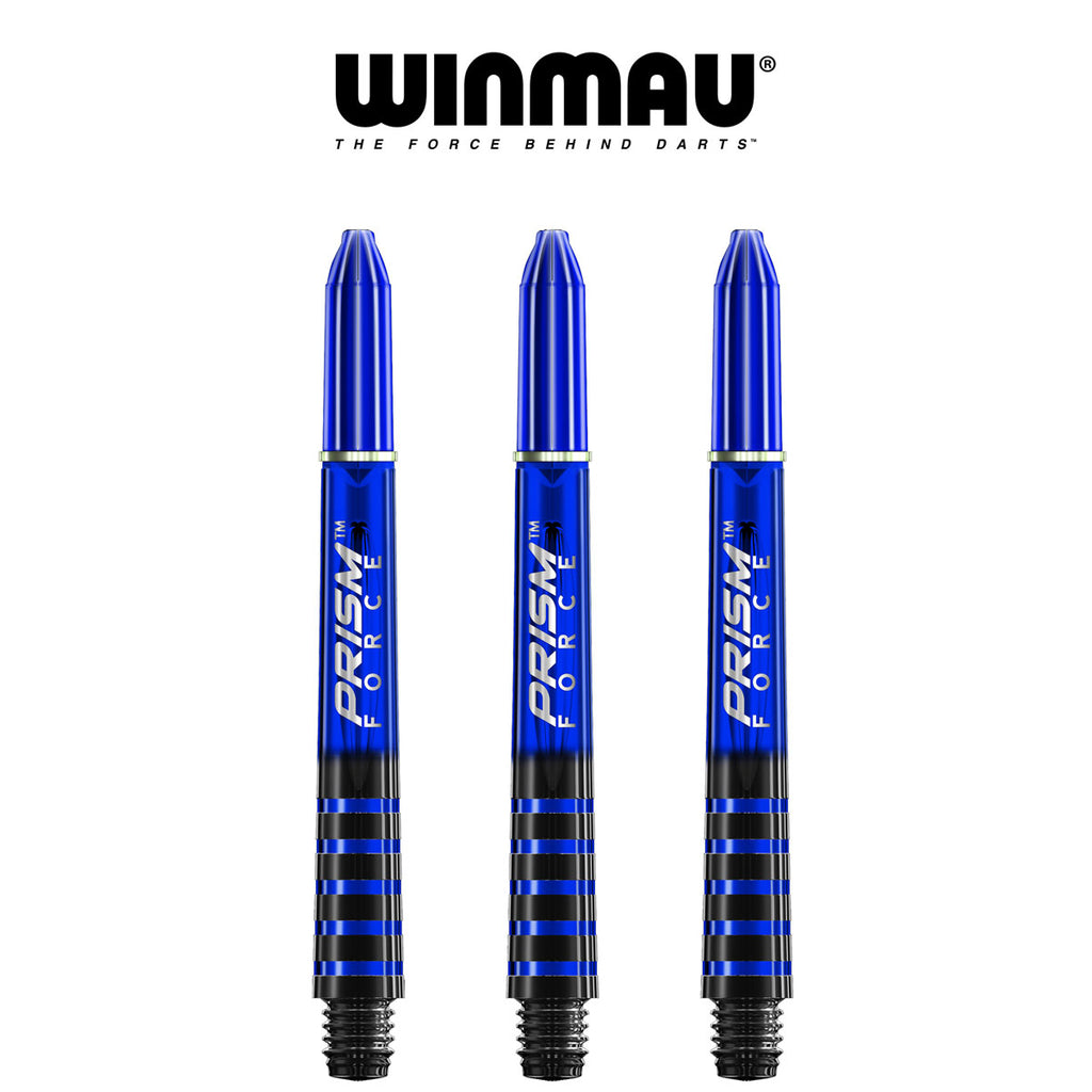 WINMAU Prism Force - Ring Lock Dart Shafts - MEDIUM BLUE