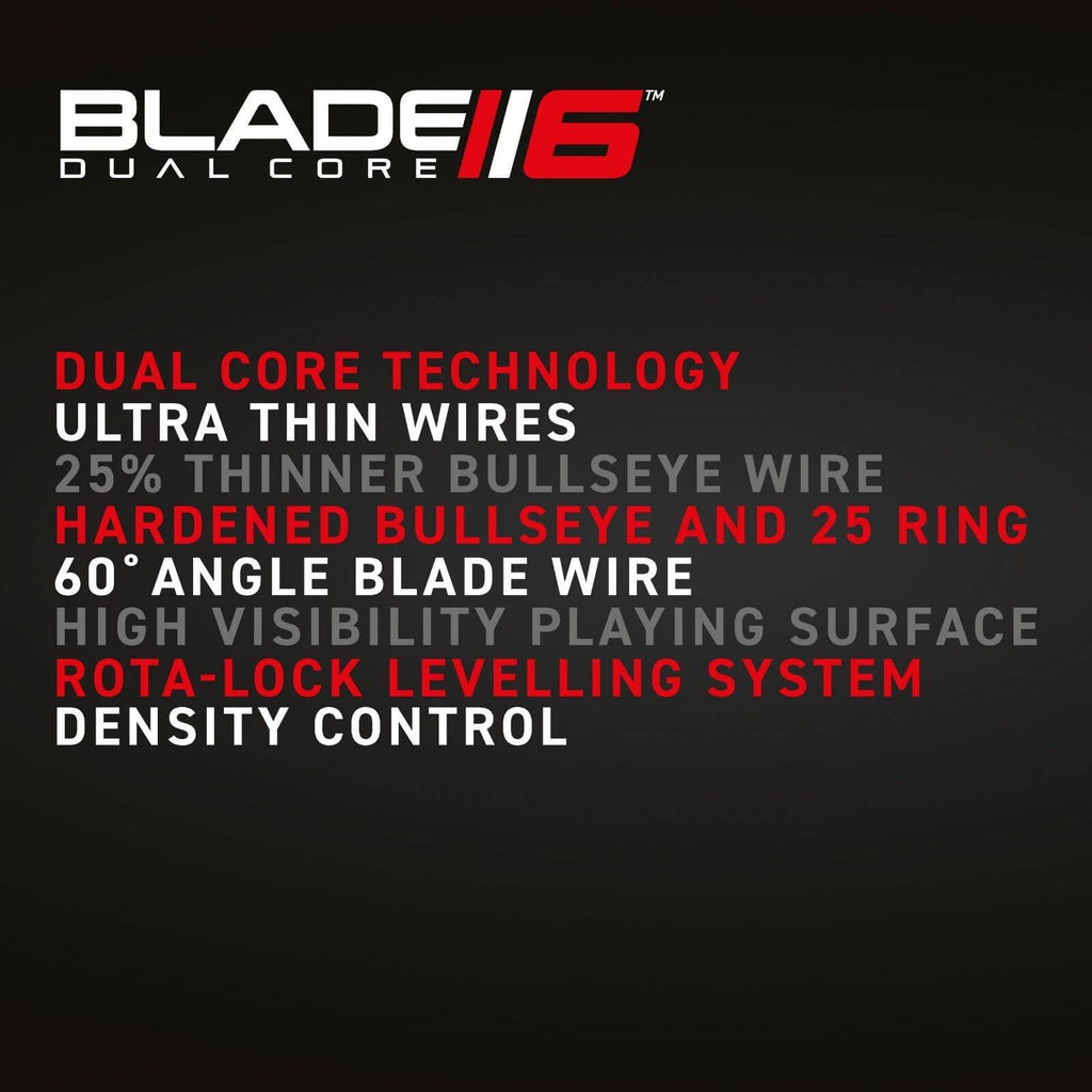 Winmau Blade 6 Dual Core Dartboard with Rota-Lock