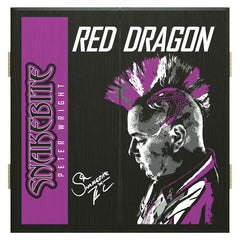 RED DRAGON - Peter Wright "SNAKEBITE" Deluxe Dartboard Cabinet