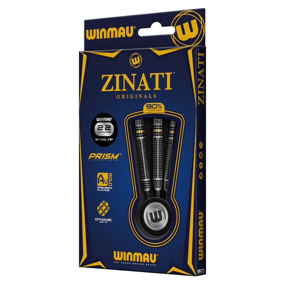 Winmau Zinati Darts - 90% Tungsten - 22g