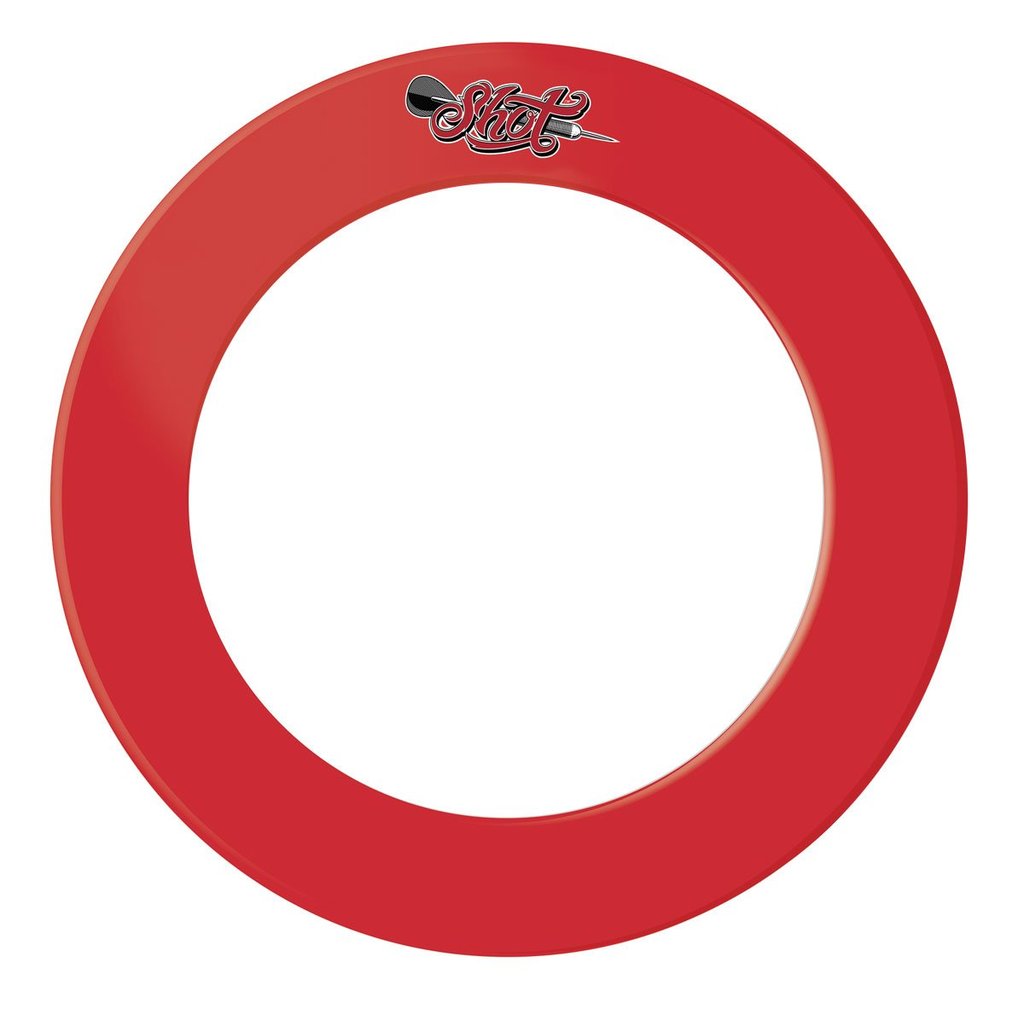 SHOT - One Piece Dartboard Surround - Red