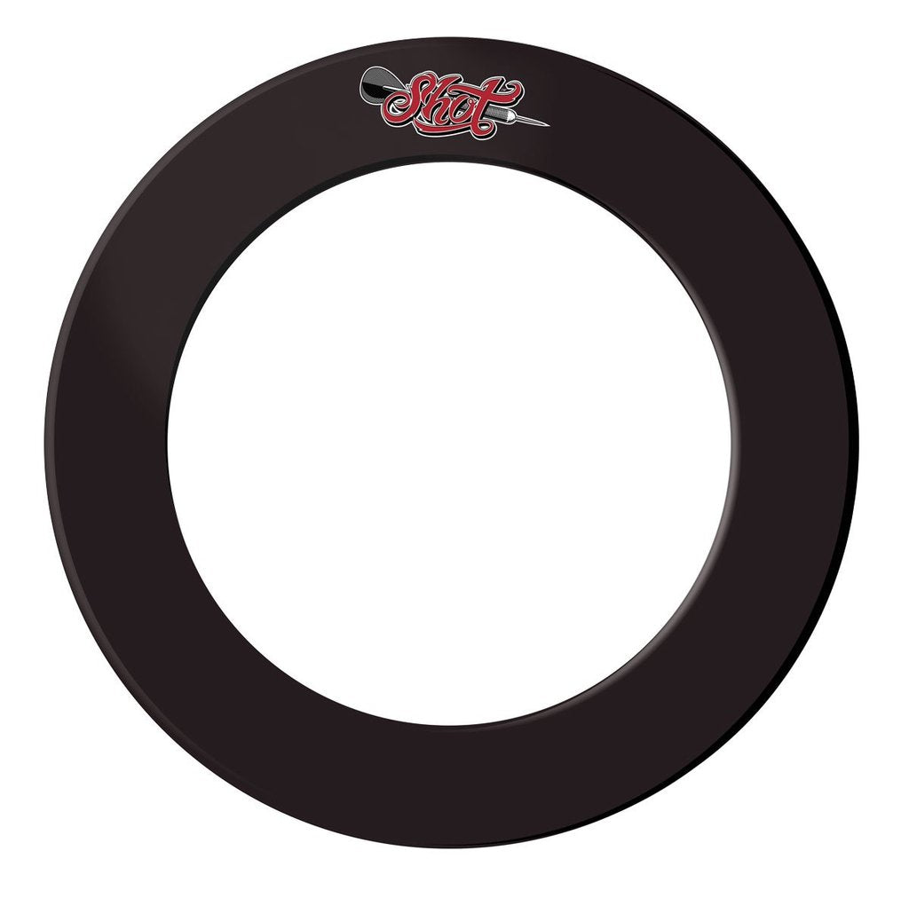 SHOT - One Piece Dartboard Surround - Black