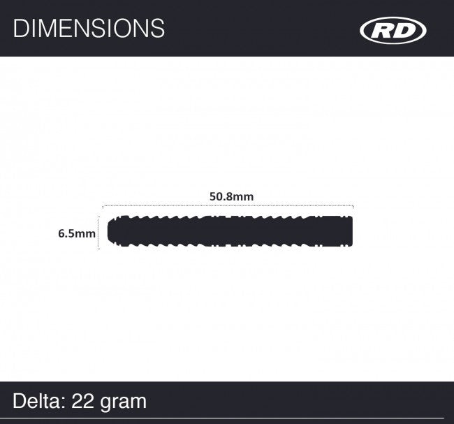 RED DRAGON - Delta Darts - 90% Tungsten - 22g