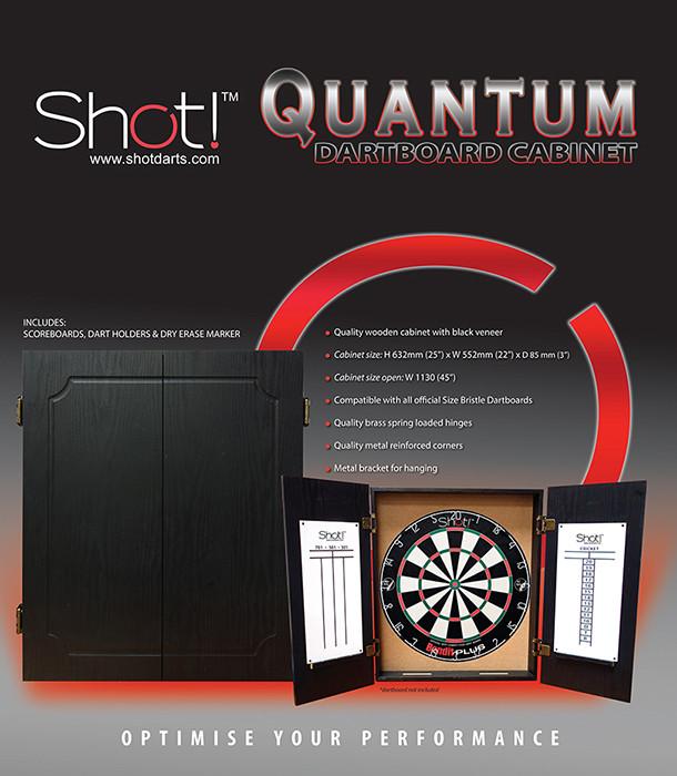 SHOT - Quantum Wooden Cabinet - Black