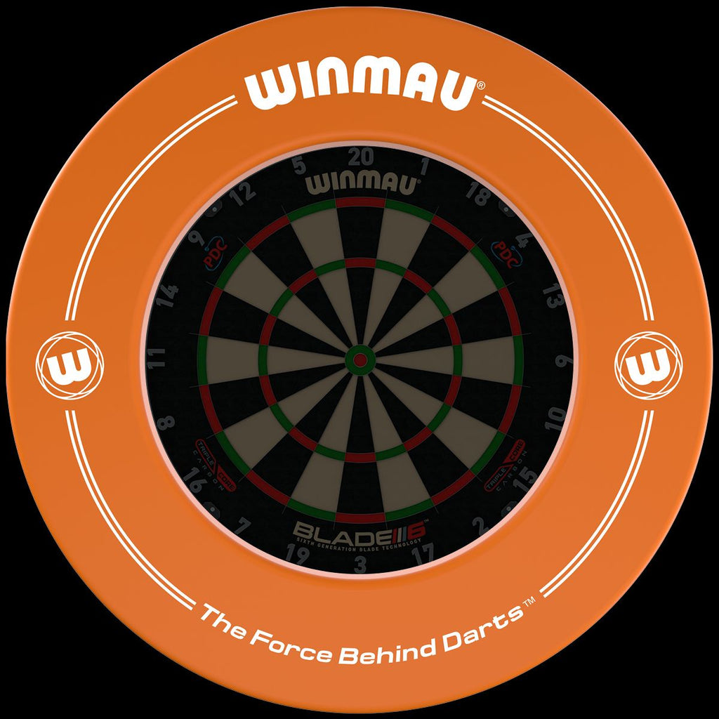 WINMAU - Printed ORANGE Dartboard Surround