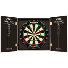 RED DRAGON - Deluxe Dartboard Cabinet & WINMAU Triple Core Dartboard