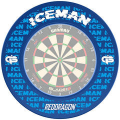 RED DRAGON - Gerwyn Price ICEMAN Special Edition Dartboard Surround