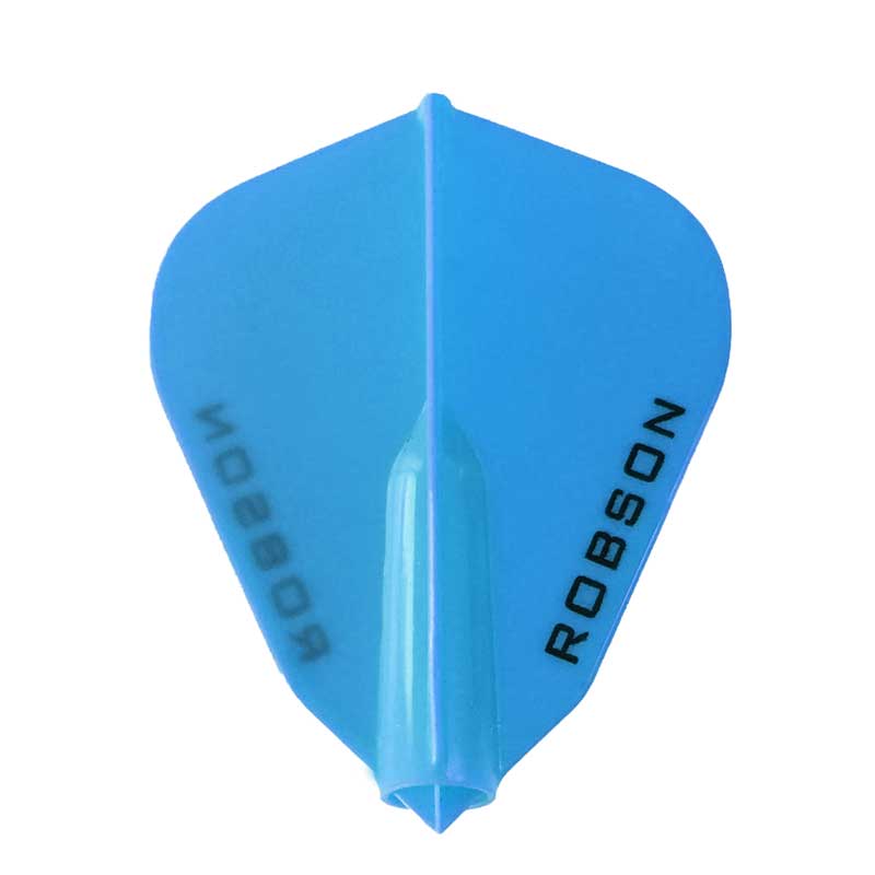 ROBSON - Plus Dart Flights F Shape - BLUE